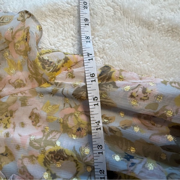 LC Lauren Conrad Floral Midi Dress - Pink and Green - Picture 5 of 6